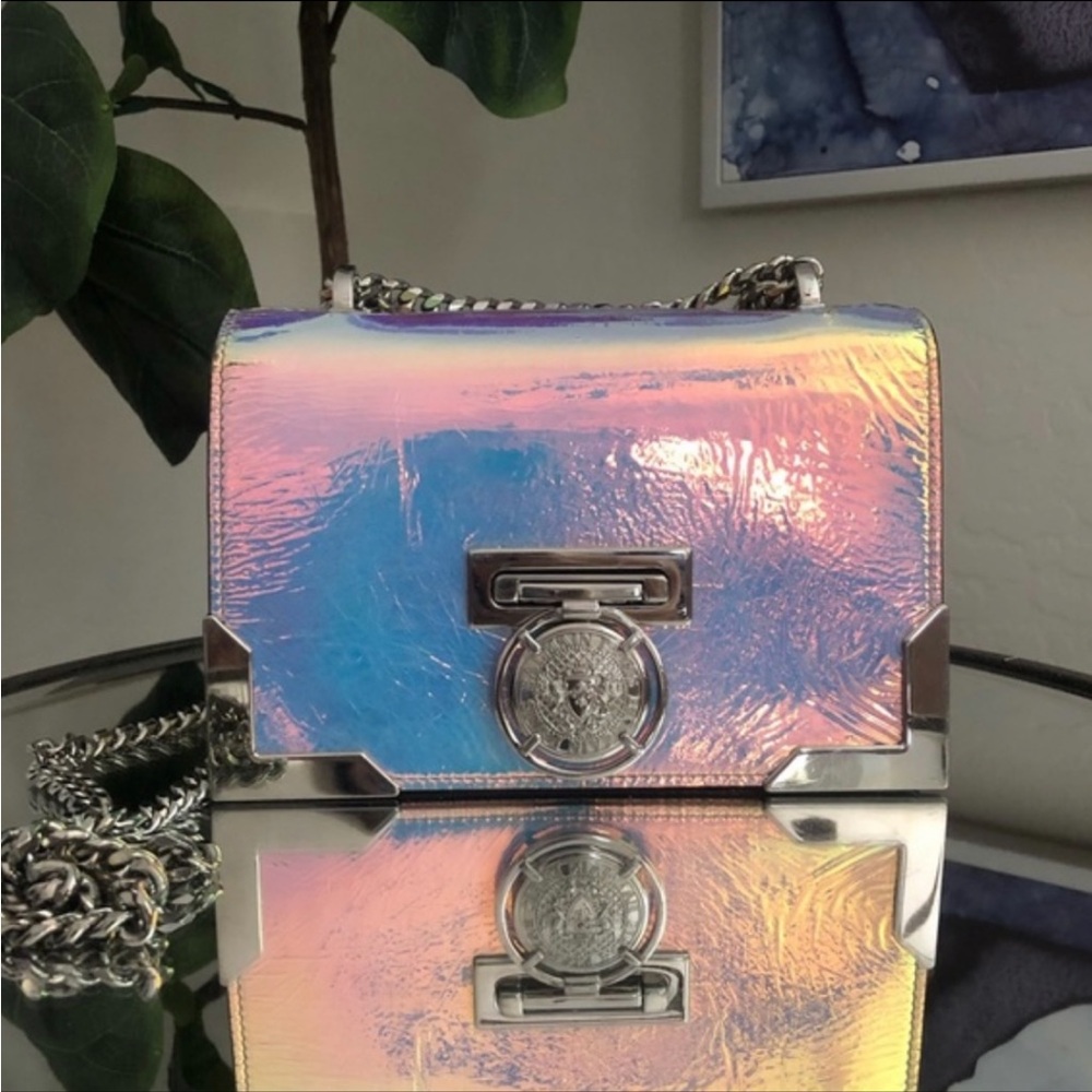 Balmain crossbody leather bag